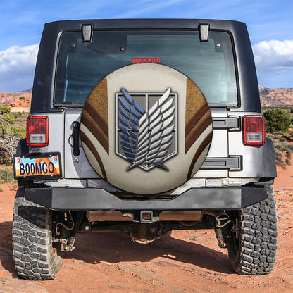 Attack On Titans Army Premium 2 Car Spare Tire Cover