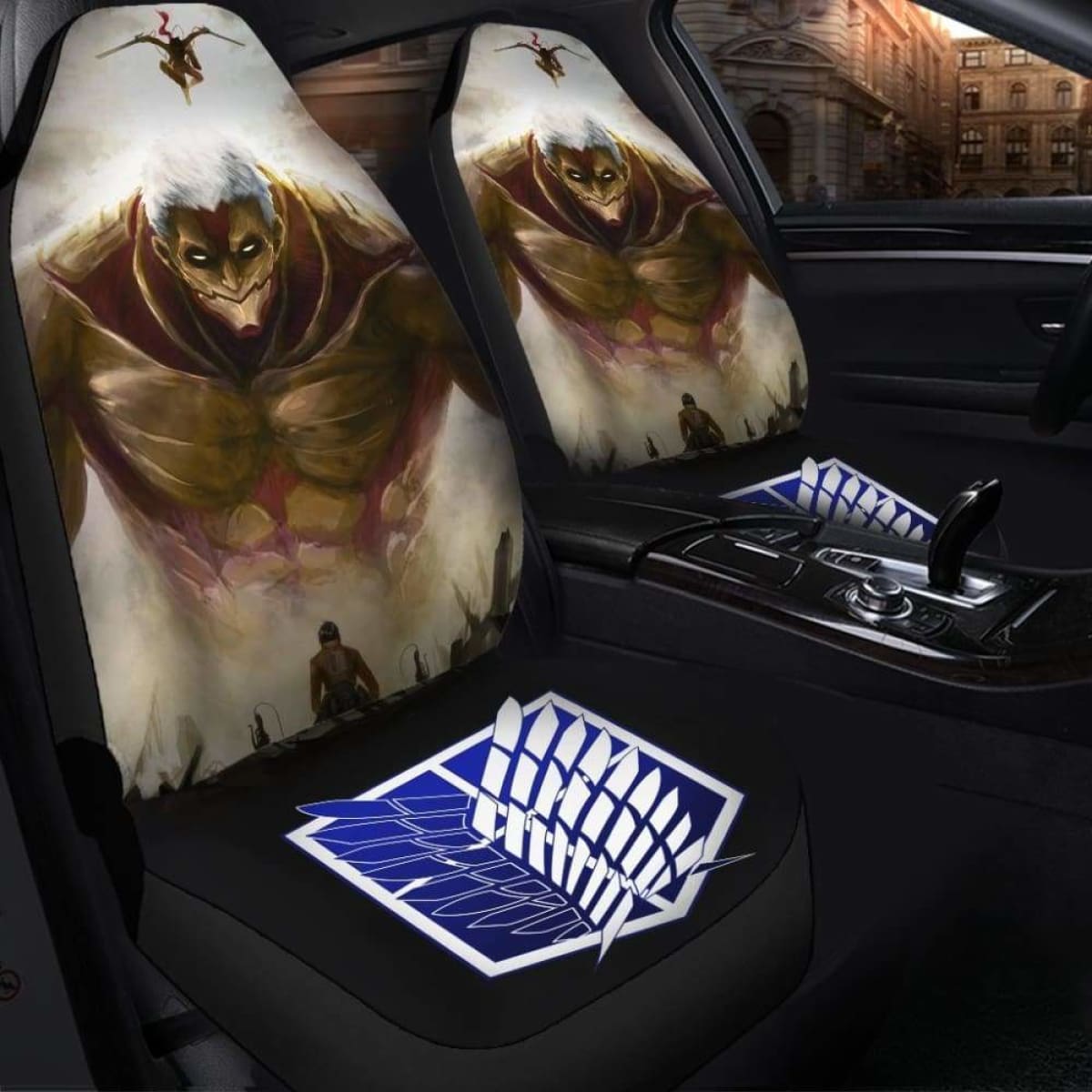 Attack On Titans Seat Cover 101719 Universal Fit