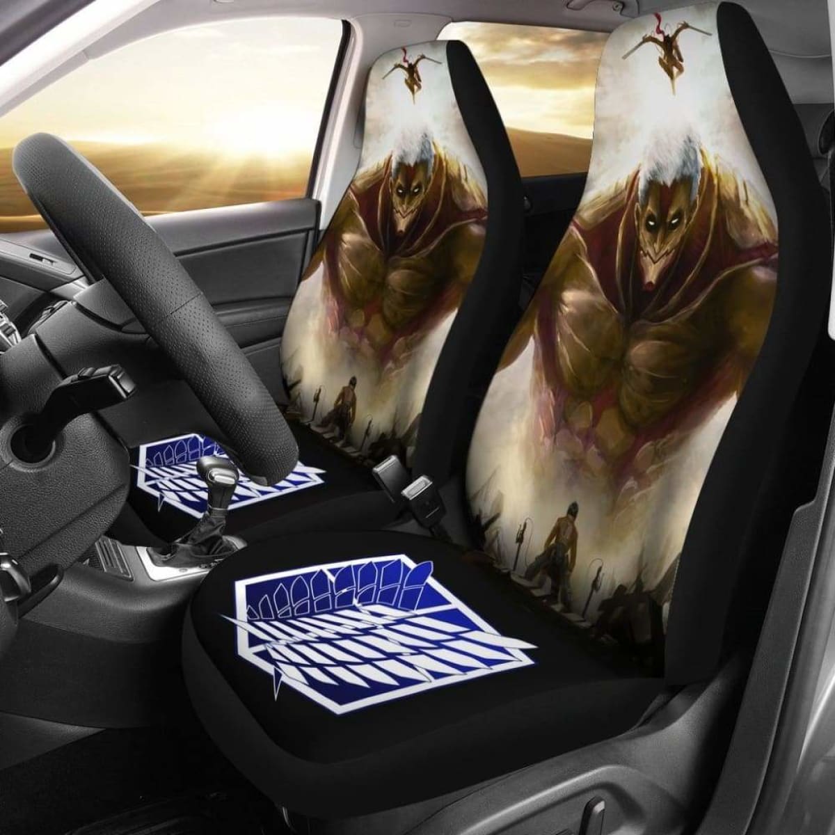 Attack On Titans Seat Cover 101719 Universal Fit