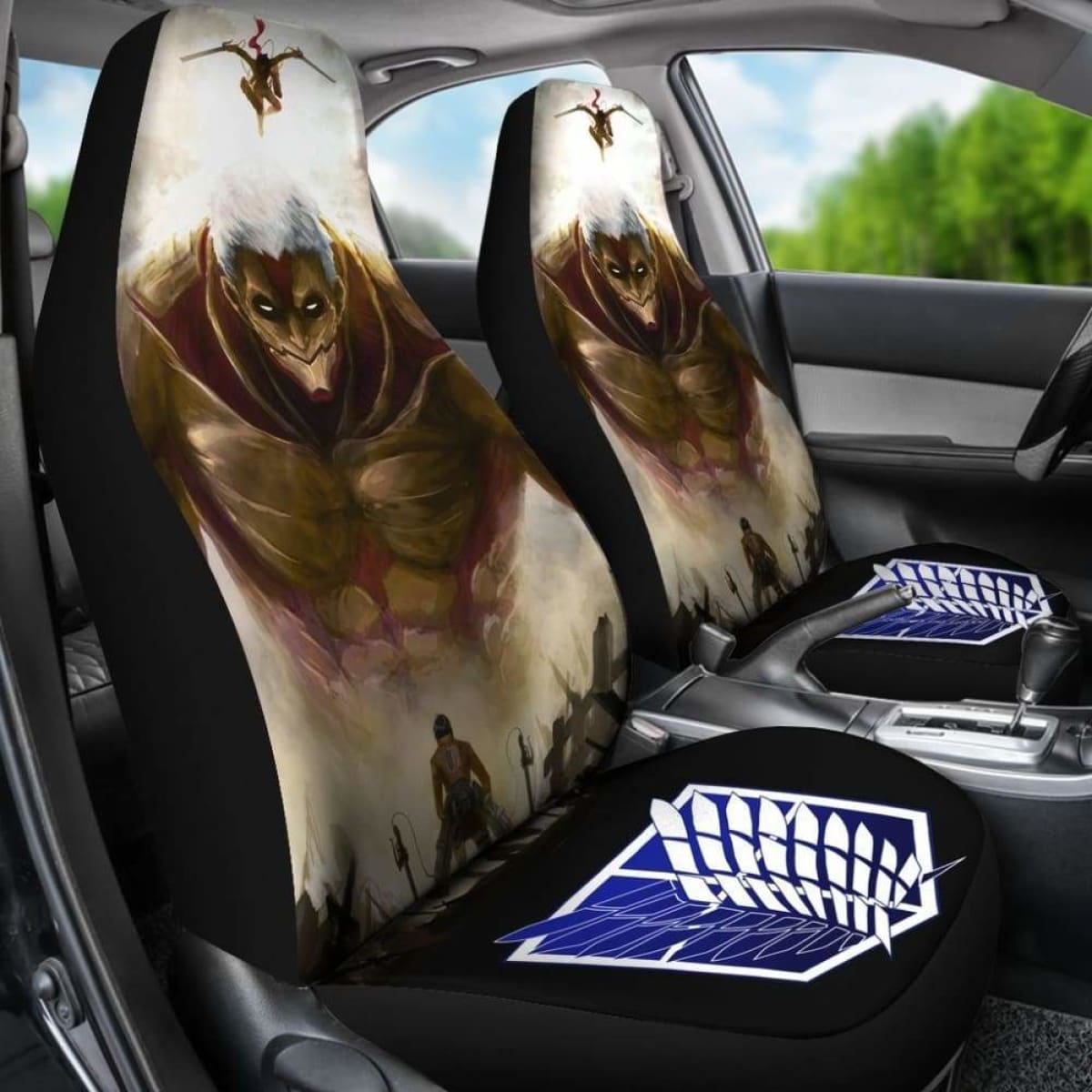 Attack On Titans Seat Cover 101719 Universal Fit