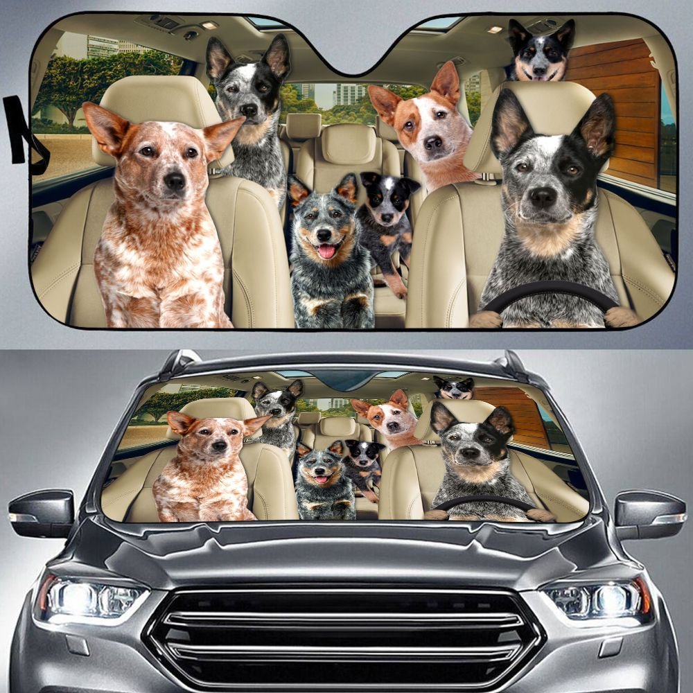 Australian Cattle Dog All Over Printed 3D Sun Shade