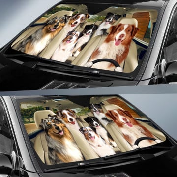 Australian Shepherd All Over Printed 3D Sun Shade