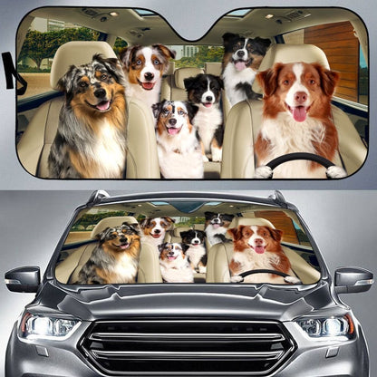 Australian Shepherd All Over Printed 3D Sun Shade