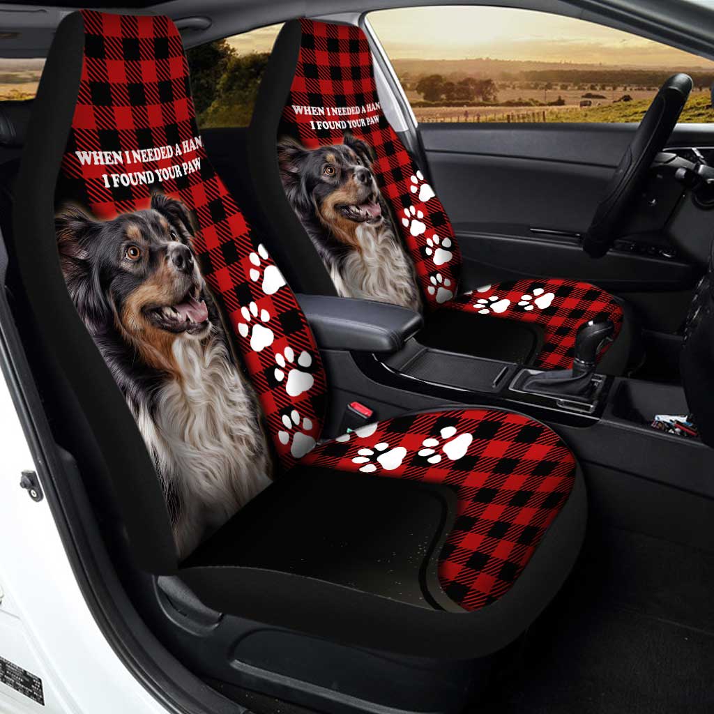 Australian Shepherd Car Seat Covers Custom Dog Lover Car Accessories