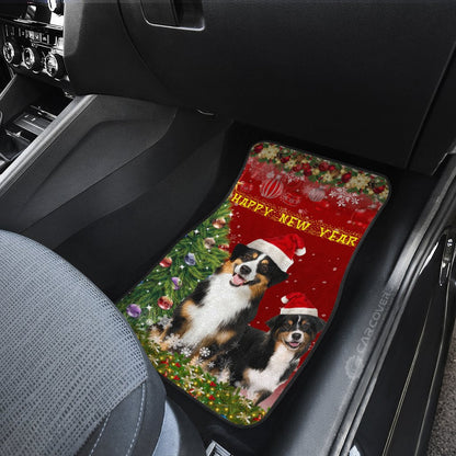 Australian Shepherds Christmas Car Floor Mats Custom Car Accessories For Dog Lovers