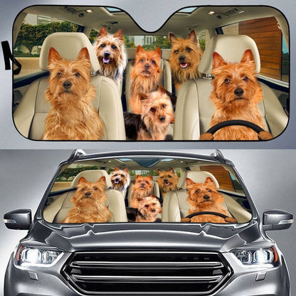 Australian Terrier Car All Over Printed 3D Sun Shade