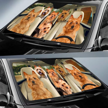 Australian Terrier Car All Over Printed 3D Sun Shade