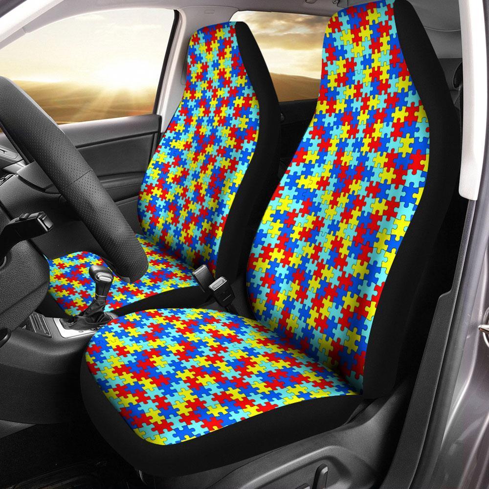 Autism Awareness Car Seat Covers Custom Car Accessories