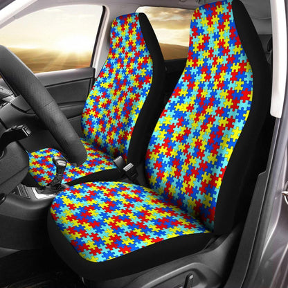 Autism Awareness Car Seat Covers Custom Car Accessories