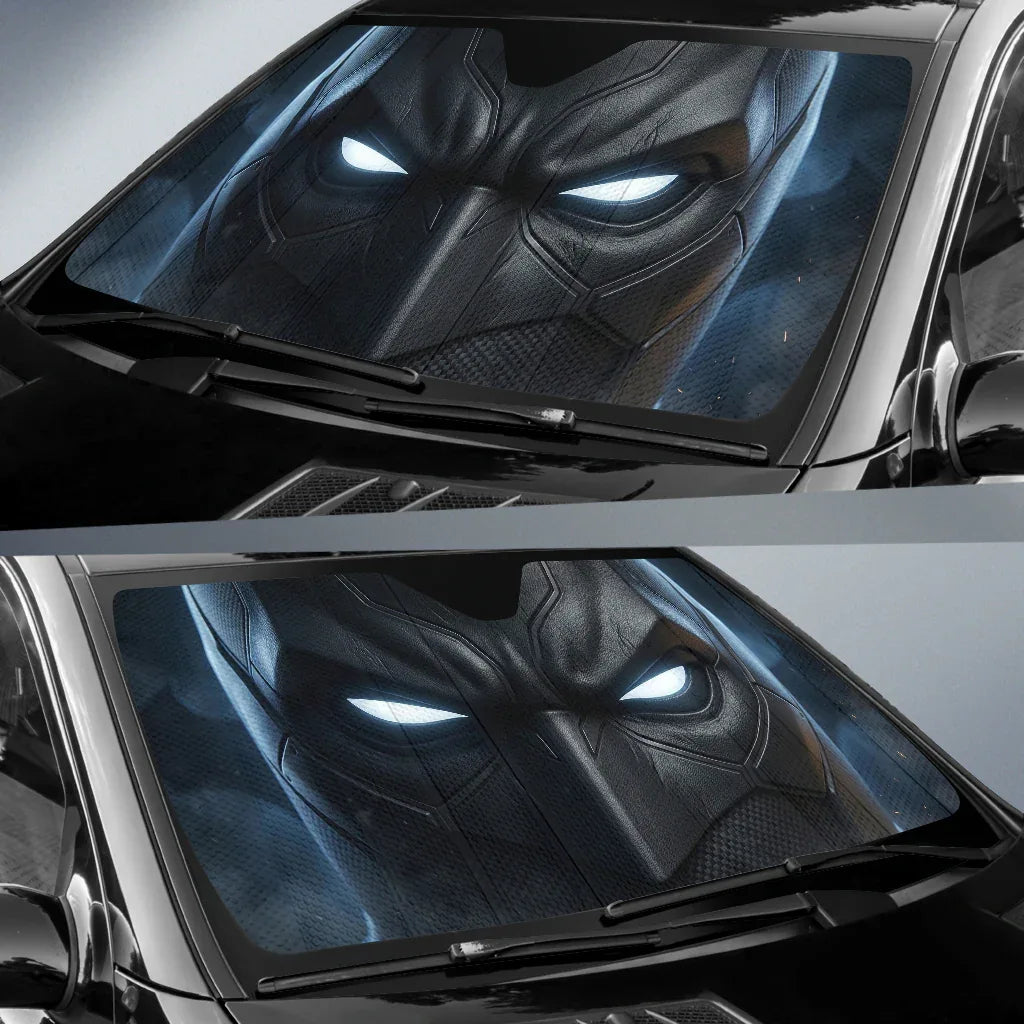 Auto Car Sun Shade - Batman Car Eyes Dark Knight - Windshield Heat Protection - PersonalizedFury
