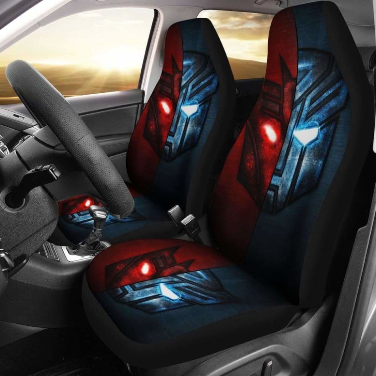 Autobots Vs Decepticons 1 Seat Cover 101719 Universal Fit