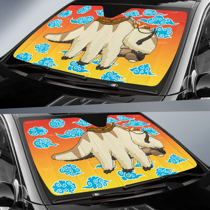 Avatar The Last Airbender Anime Auto Sunshade Avatar The Last Airbender Car Accessories Aang And Appa Flying  Ci121407