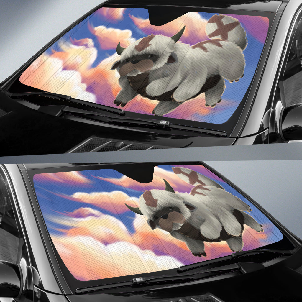 Avatar The Last Airbender Anime Auto Sunshade Avatar The Last Airbender Car Accessories Appa Flying Ci121409