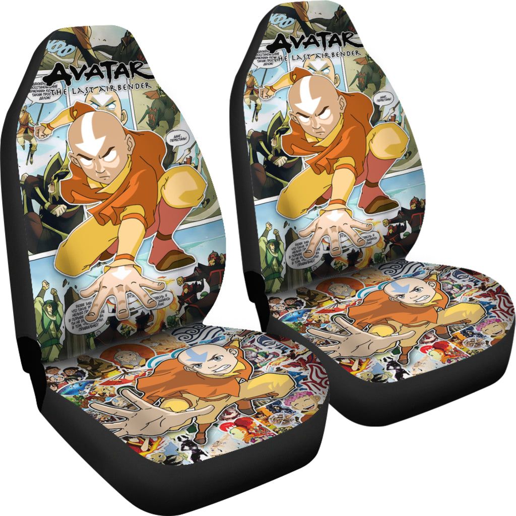 Avatar The Last Airbender Anime Car Seat Cover Avatar The Last Airbender Car Accessories Aang Fan Gift Ci121510