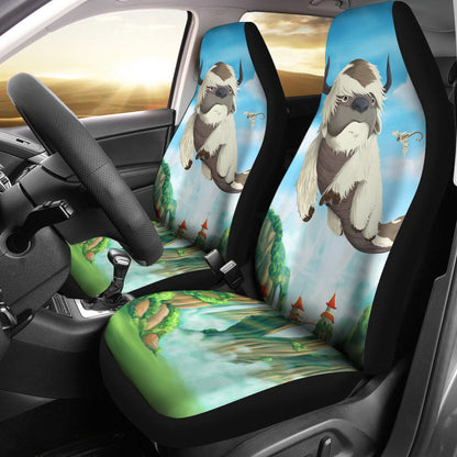 Avatar The Last Airbender Anime Car Seat Cover Avatar The Last Airbender Car Accessories Appa And Momo Flying Cute Ci121502