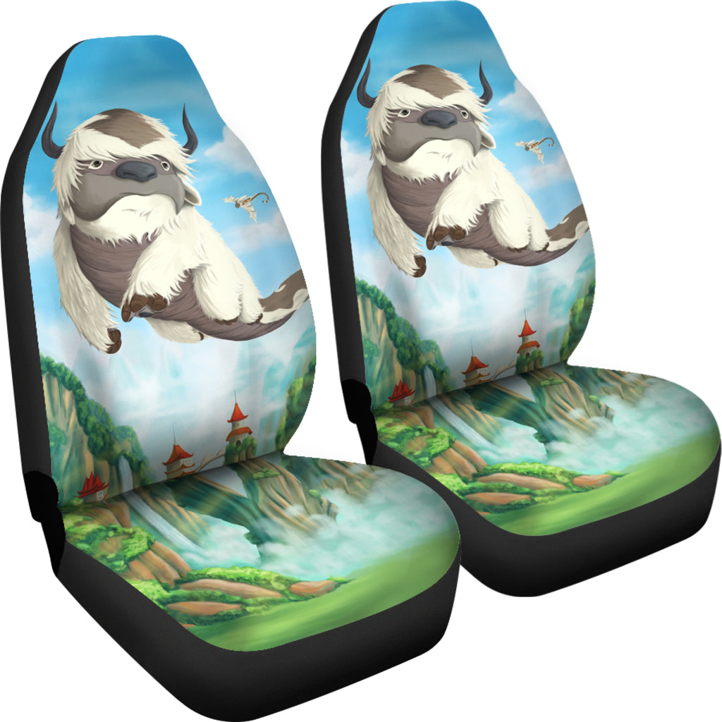 Avatar The Last Airbender Anime Car Seat Cover Avatar The Last Airbender Car Accessories Appa And Momo Flying Cute Ci121502