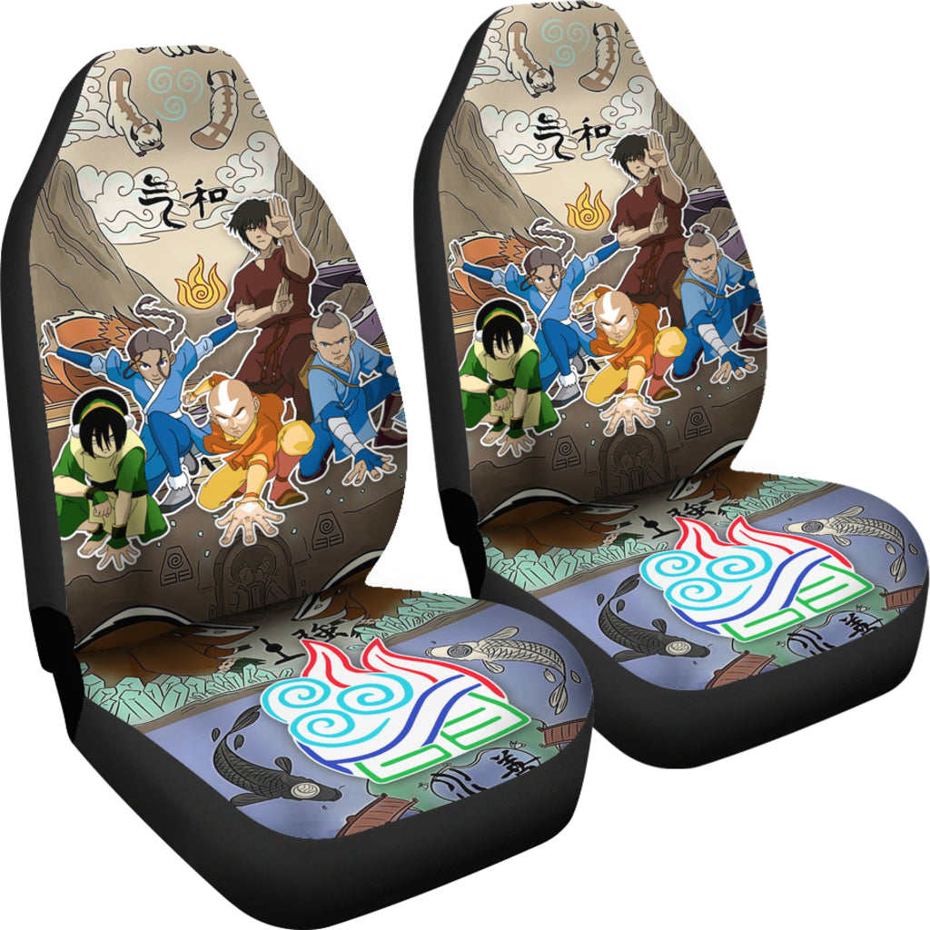 Avatar The Last Airbender Anime Car Seat Cover Avatar The Last Airbender Car Accessories Fan Art Ci121307