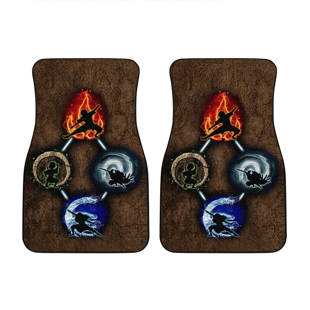 Avatar The Last Airbender Car Floor Mats Custom Avatar Anime Car Accessories Anime Gifts