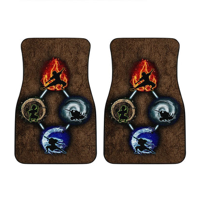 Avatar The Last Airbender Car Floor Mats Custom Avatar Anime Car Accessories Anime Gifts