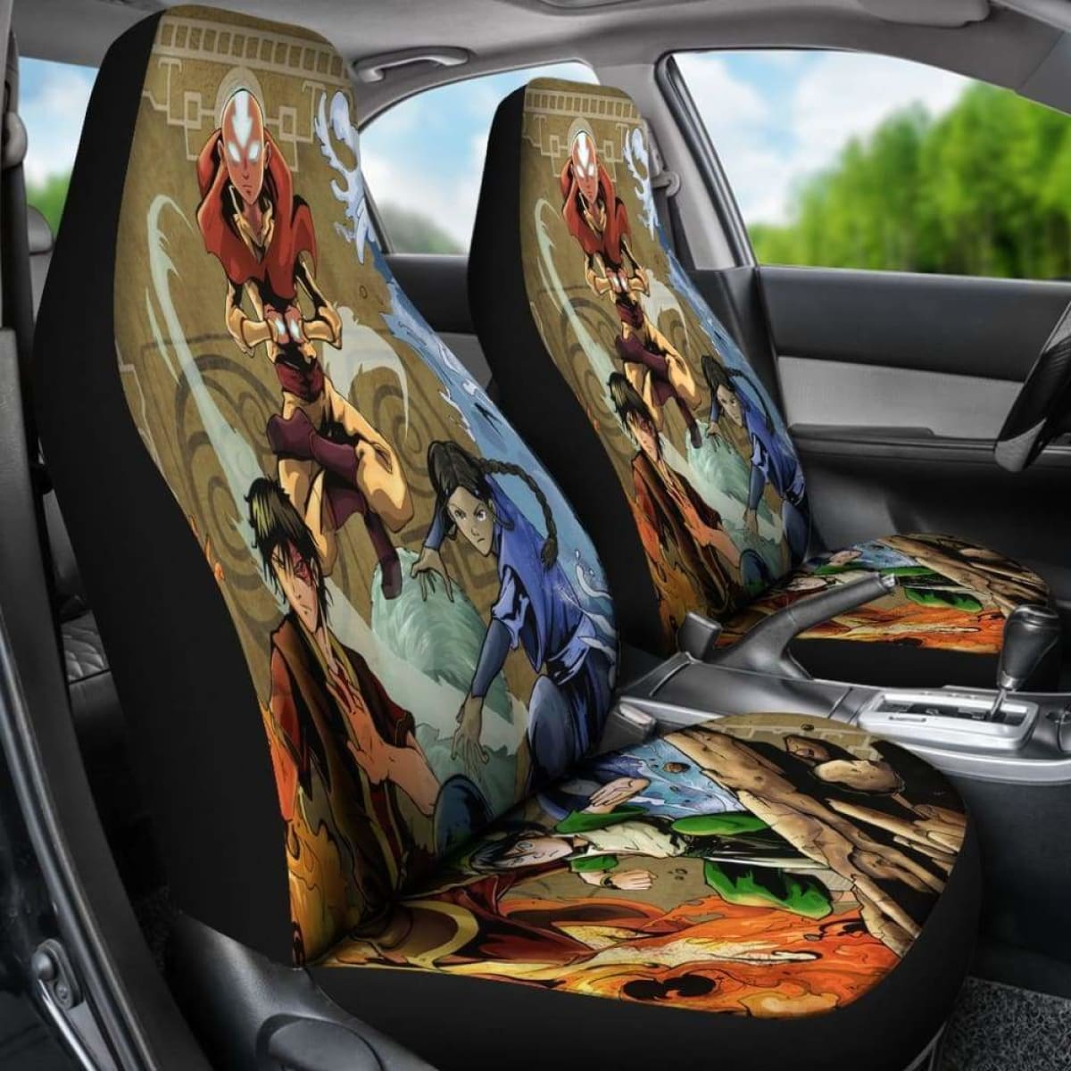 Avatar: The Last Airbender Car Seat Covers Universal Fit 051012
