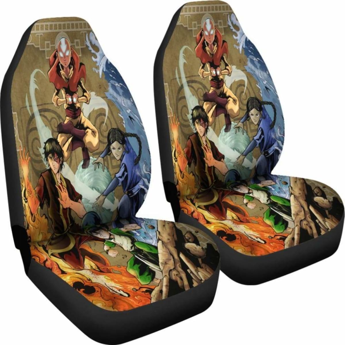 Avatar: The Last Airbender Car Seat Covers Universal Fit 051012