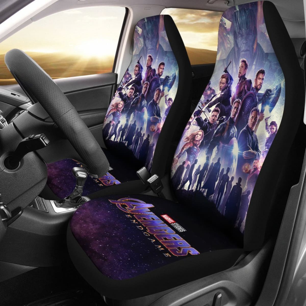 Avenger End Game Car Seat Covers Mn05 Universal Fit 225721
