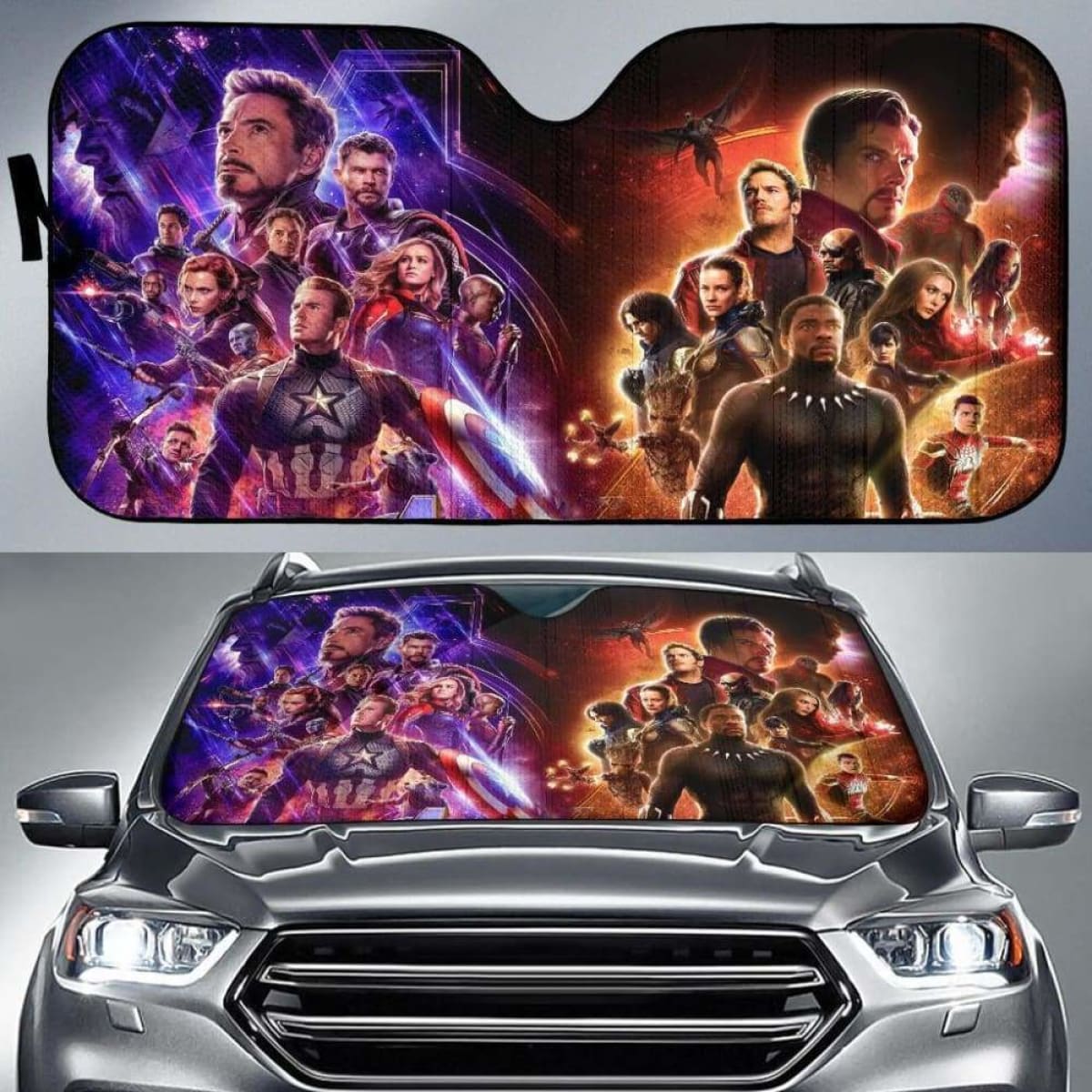 Avenger Endgame Car Sun Shade 918b Universal Fit