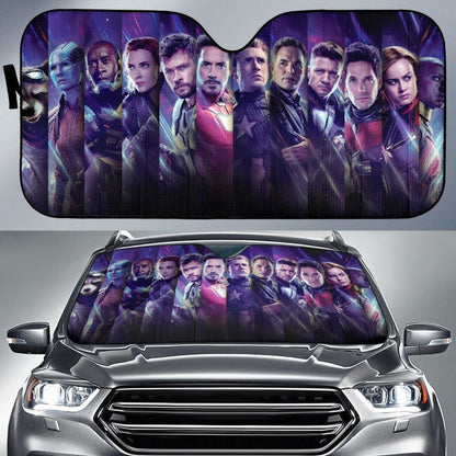 Avenger Endgame Team Auto Sun Shade Nh07 Universal Fit 111204