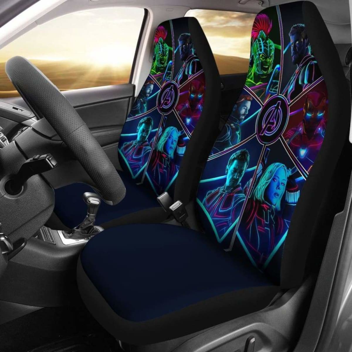 Avengers Car Seat Covers Universal Fit