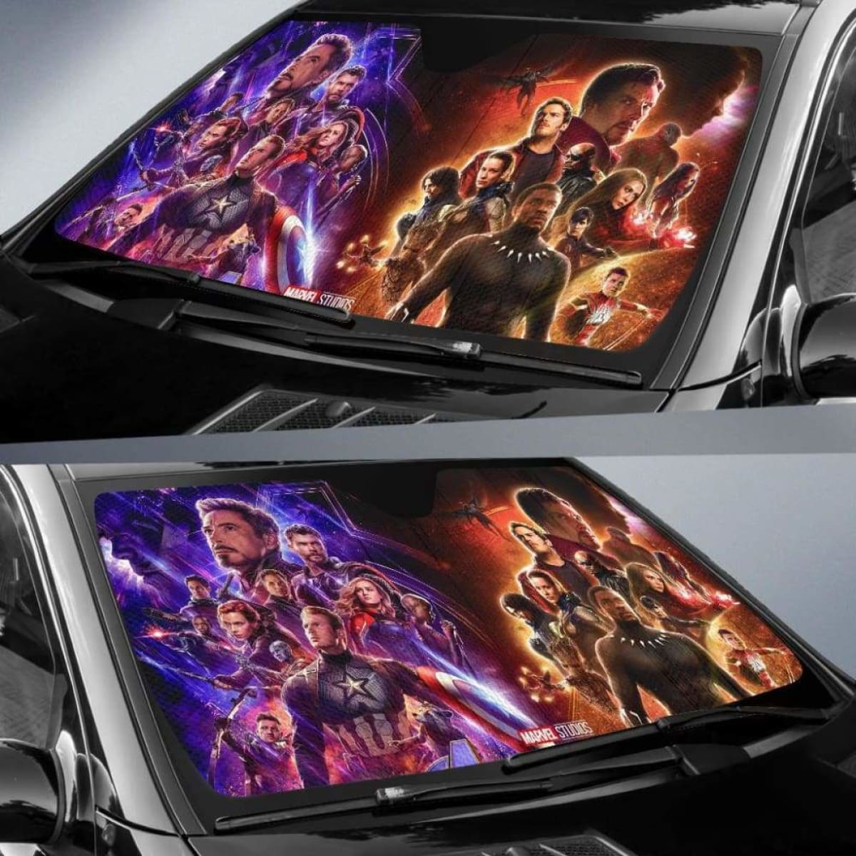 Avengers Endgame Car Sun Shade 918b Universal Fit