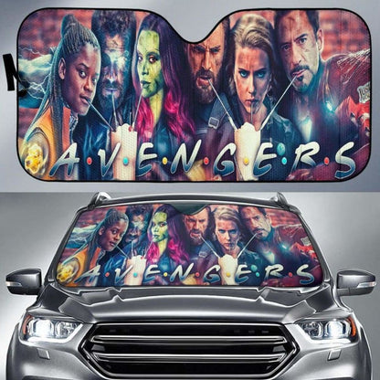 Avengers Friends Car Auto Sun Shades Universal Fit 051312