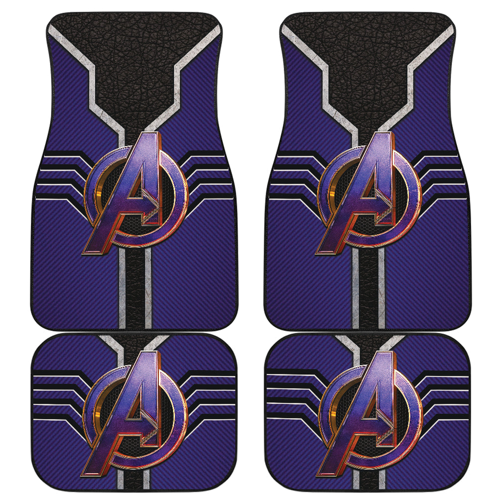 Avengers Logo Car Floor Mats Custom For Fans Ci230111-02a