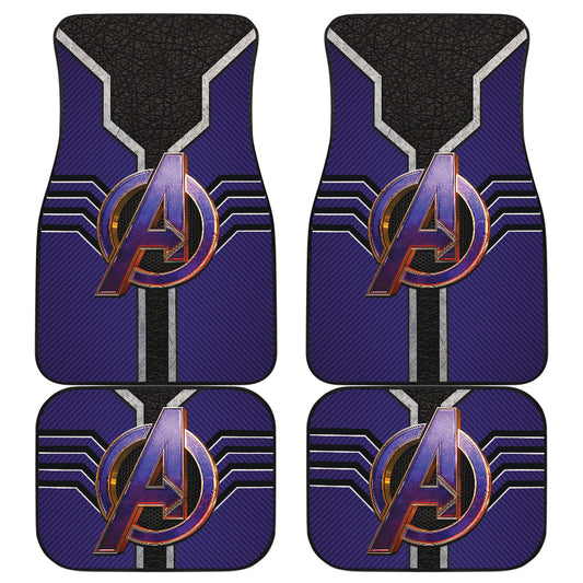 Avengers Logo Car Floor Mats Custom For Fans Ci230111-02a