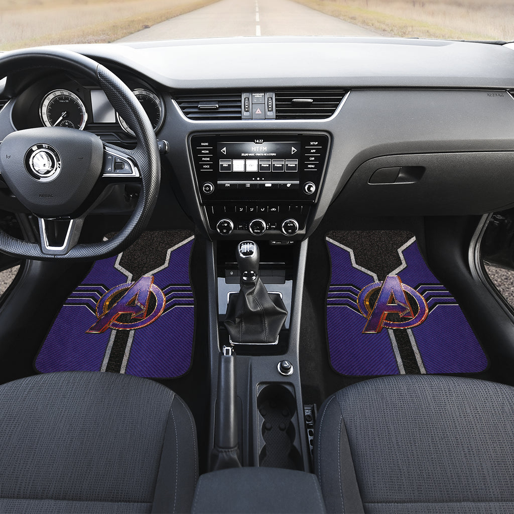 Avengers Logo Car Floor Mats Custom For Fans Ci230111-02a