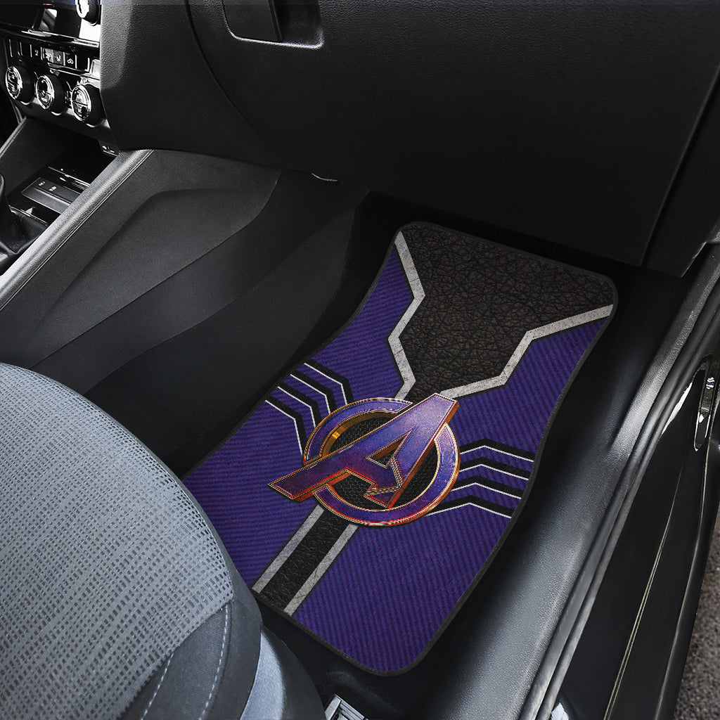 Avengers Logo Car Floor Mats Custom For Fans Ci230111-02a