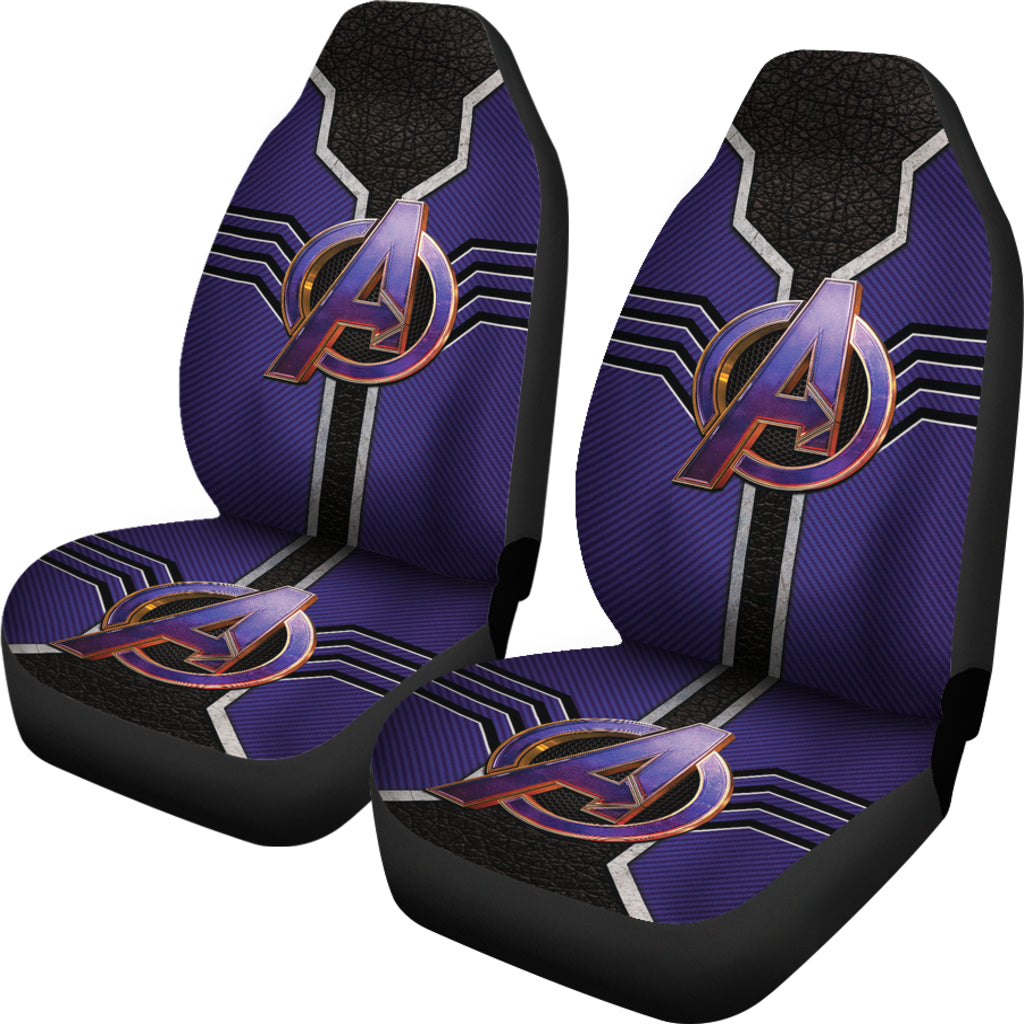 Avengers Logo Car Seat Covers Custom For Fans Ci230106-02