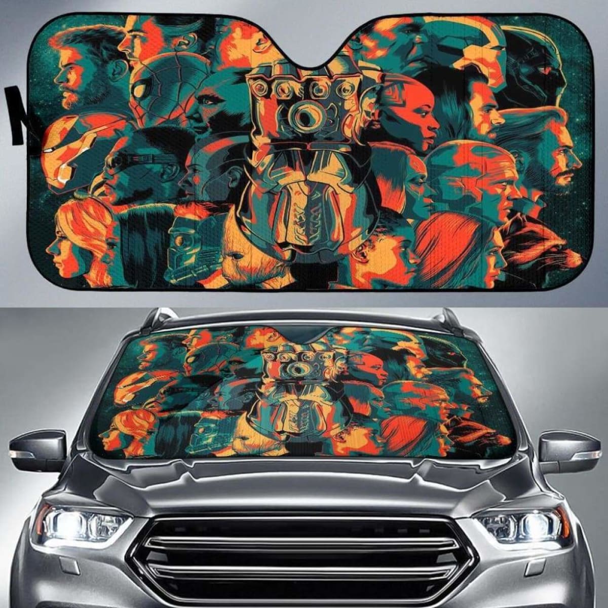 Avengers Team Car Auto Sun Shades Universal Fit 051312