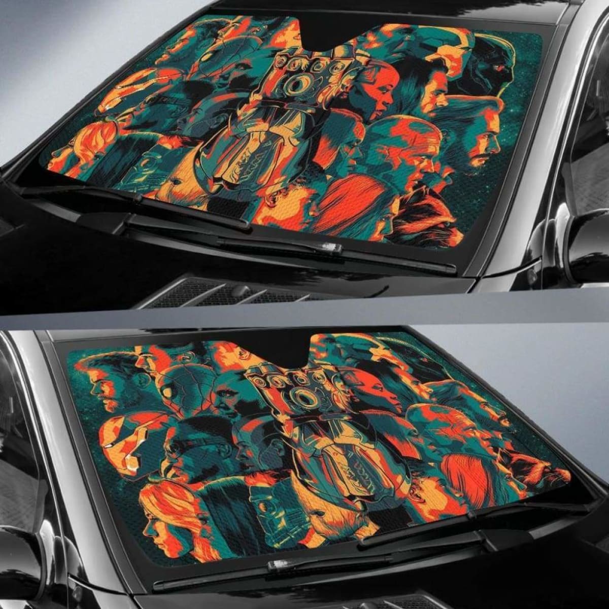 Avengers Team Car Auto Sun Shades Universal Fit 051312