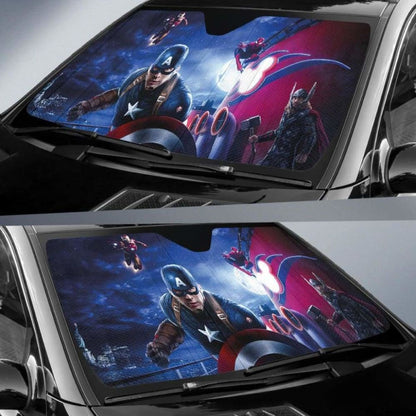 Avengers Windshield Sunshade 918b Universal Fit