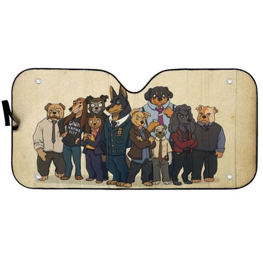 B99 Dogs Car Auto Sun Shades Windshield Accessories Decor Gift