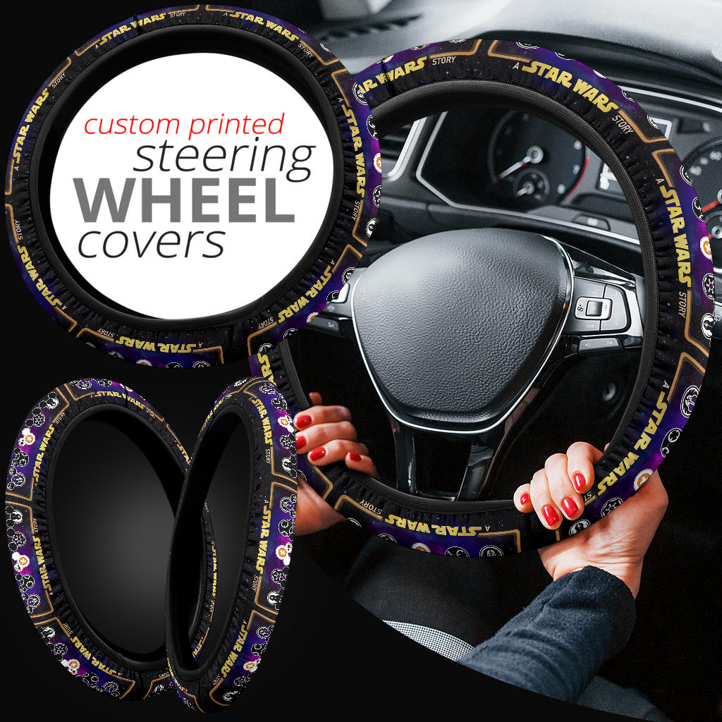 BB8 funny Car Steering Wheel Cover