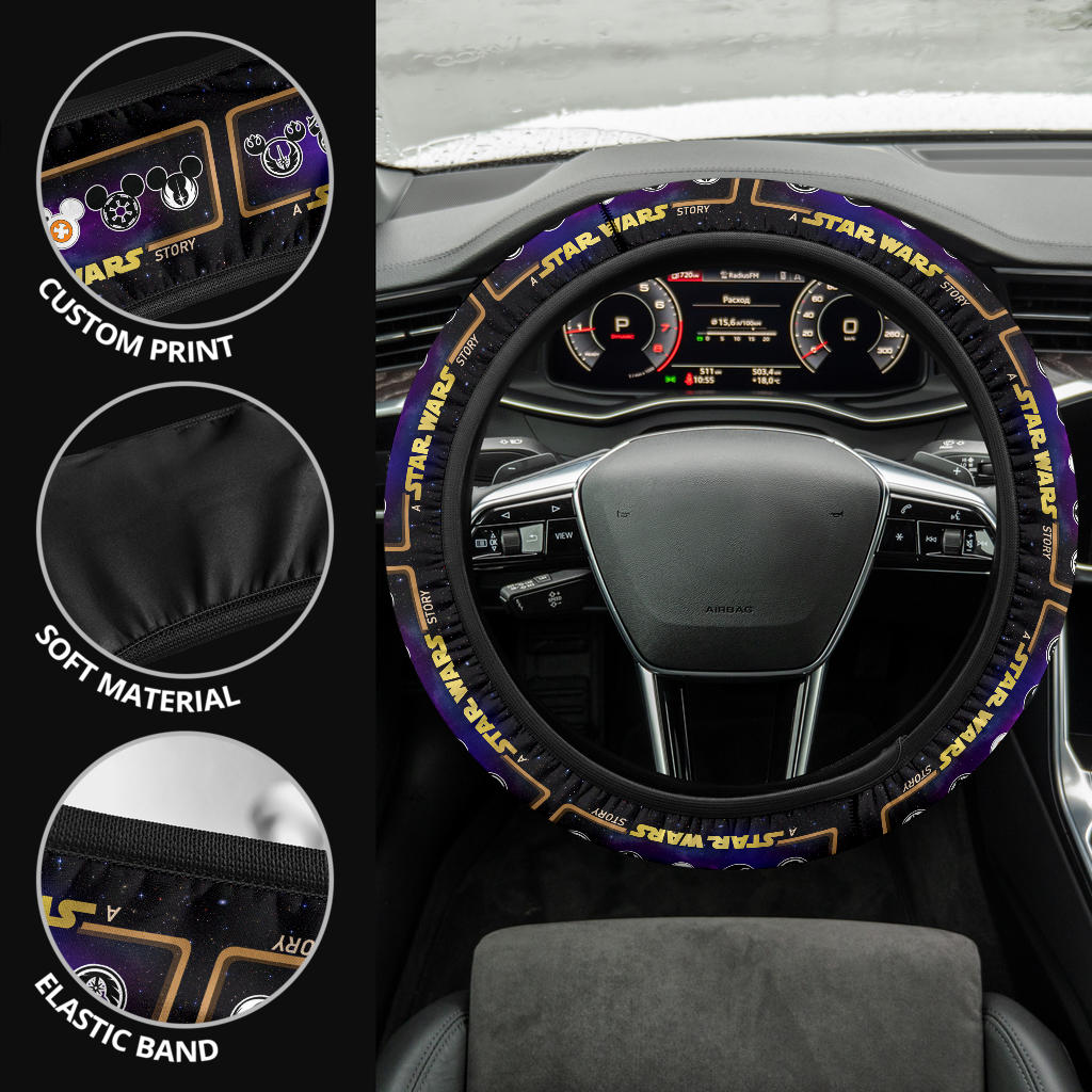 BB8 funny Car Steering Wheel Cover