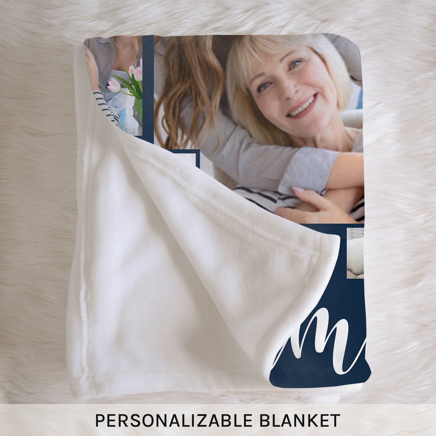 The best mama - Personalized Mother's Day or Birthday gift for Mom - Custom Blanket - MyMindfulGifts