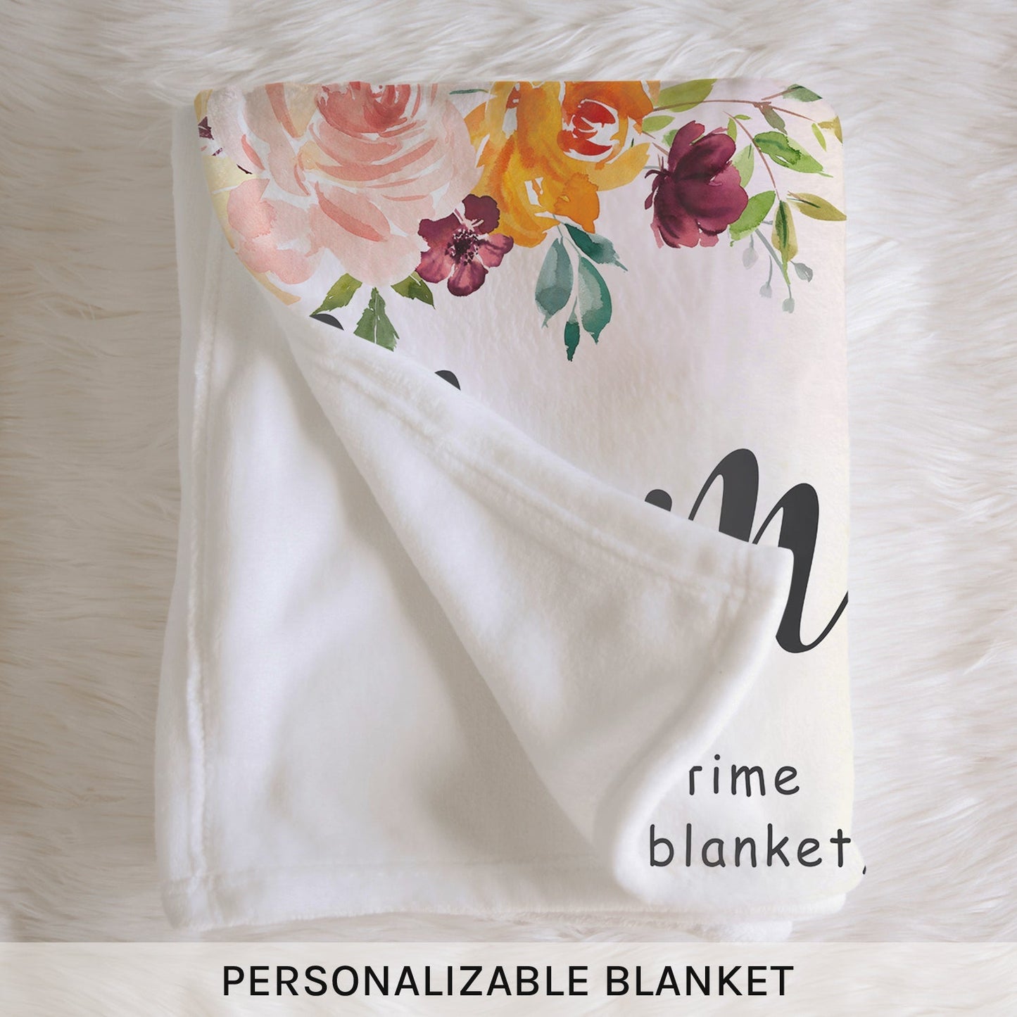 You are the best mom ever - Personalized Mother's Day or Birthday gift for Mom - Custom Blanket - MyMindfulGifts