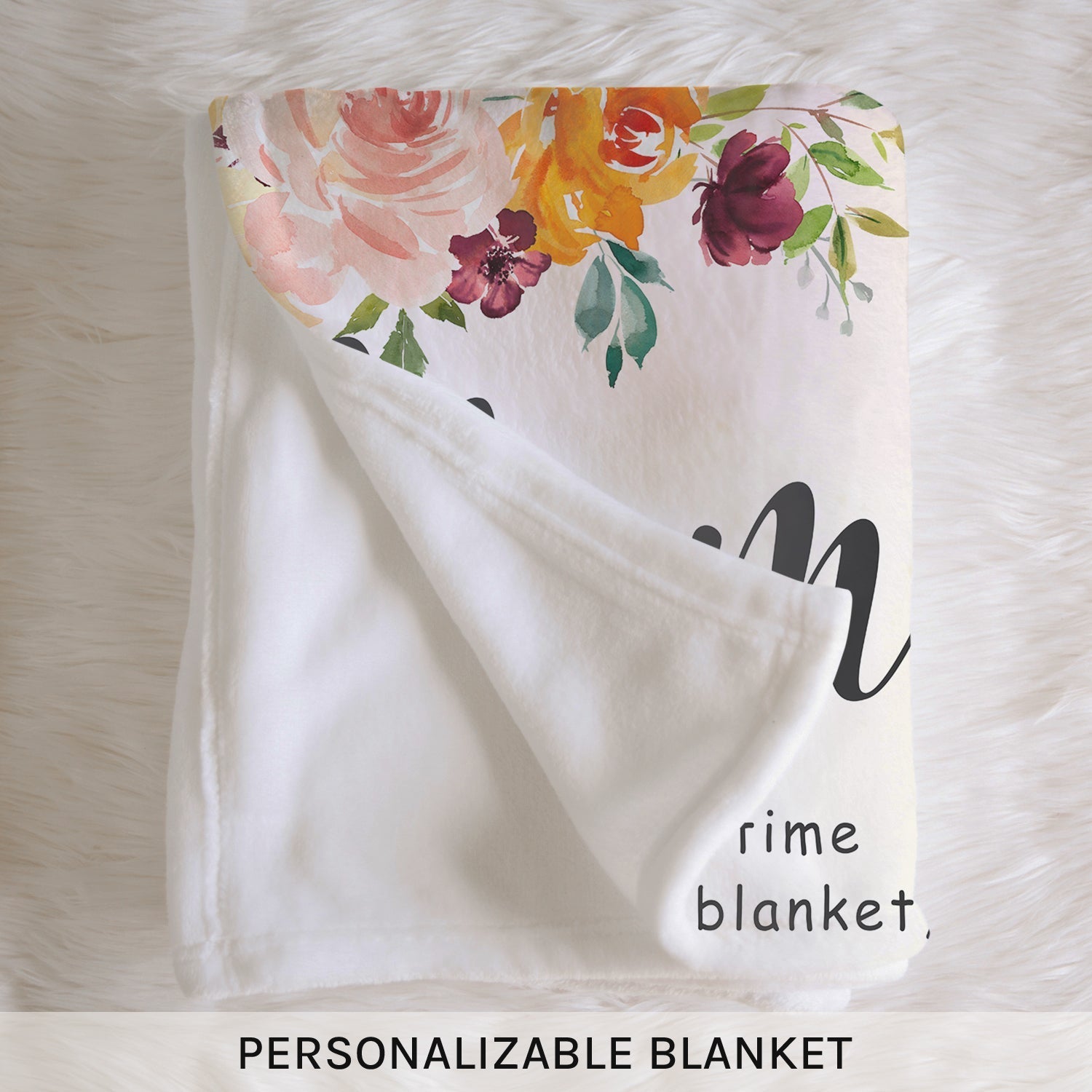 You are the best mom ever - Personalized Mother's Day or Birthday gift for Mom - Custom Blanket - MyMindfulGifts