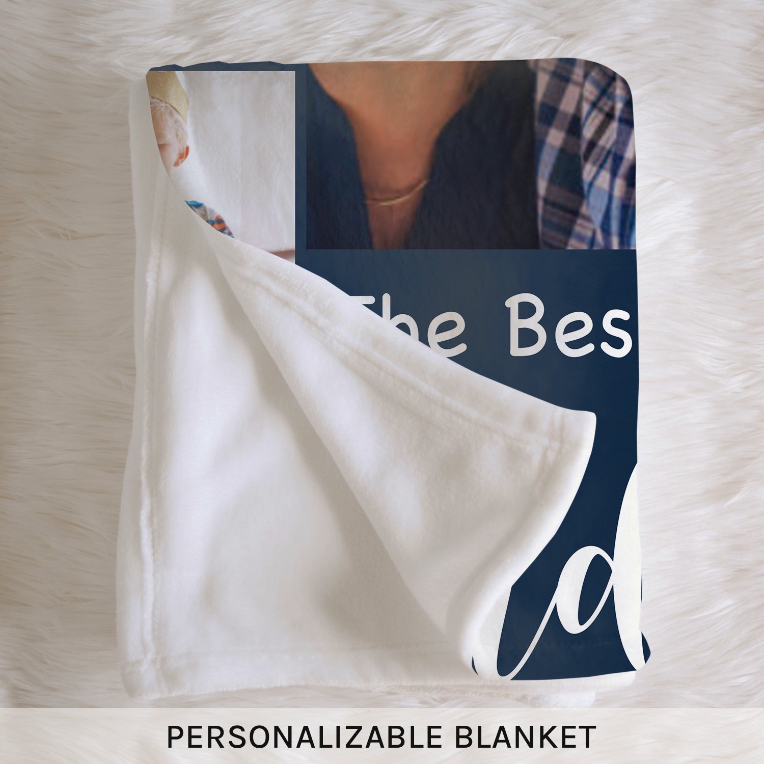 The best grandma - Personalized Mother's Day or Birthday gift for Grandma - Custom Blanket - MyMindfulGifts