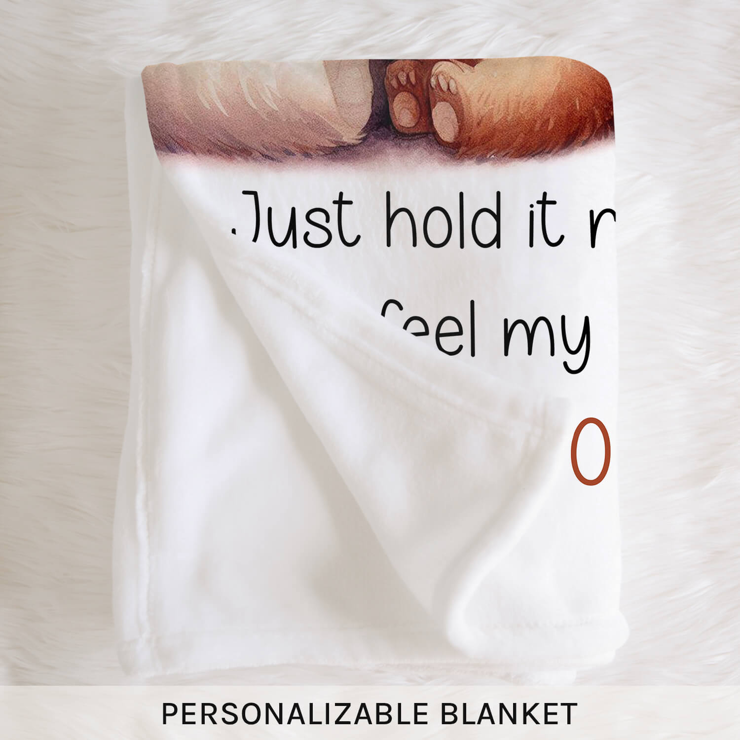 You Will Feel My Love - Personalized Birthday or Christmas gift For Granddaughter or Grandson - Custom Blanket - MyMindfulGifts