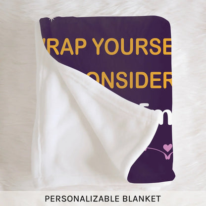 Life Is Tough But So Are You - Personalized  gift For Friends - Custom Blanket - MyMindfulGifts