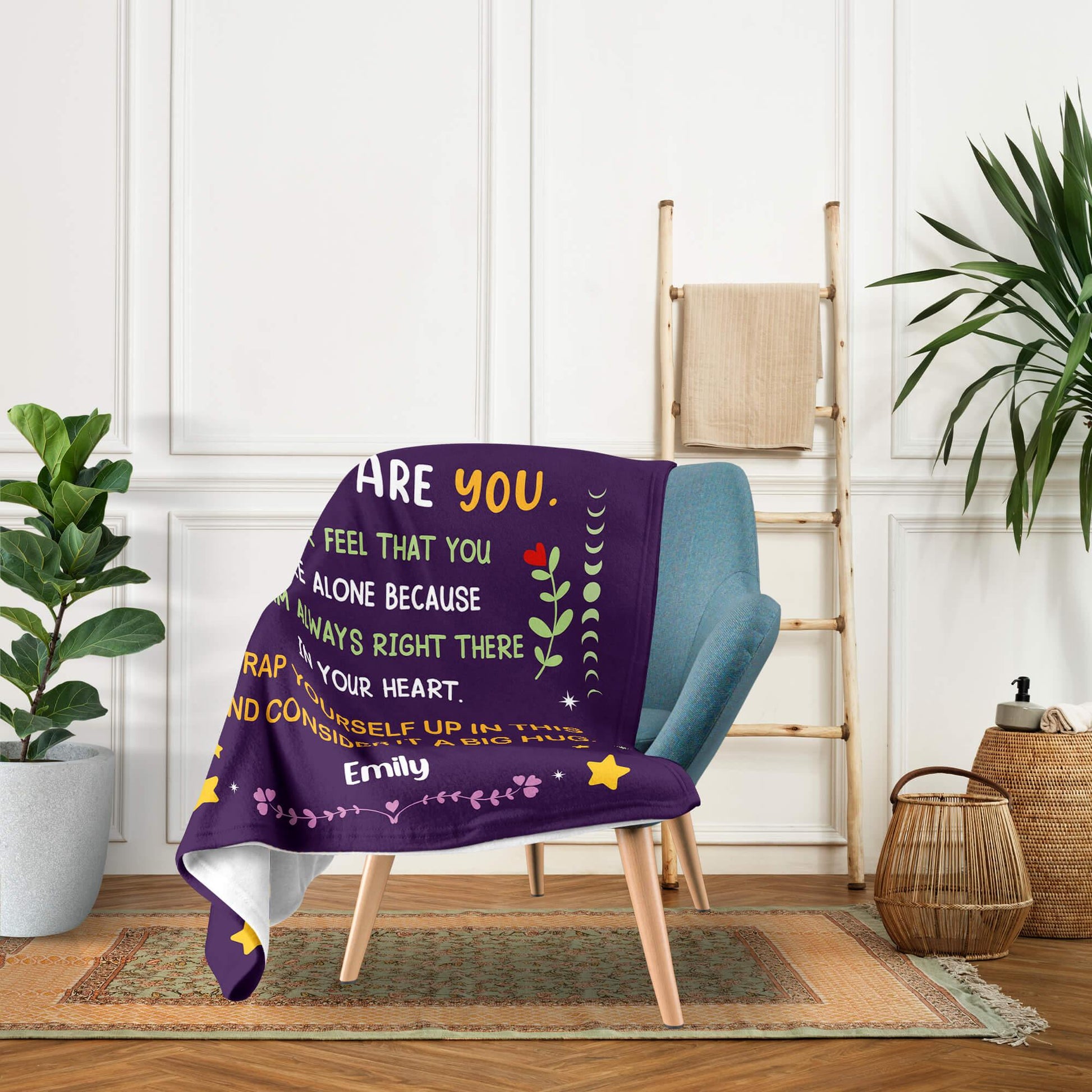 Life Is Tough But So Are You - Personalized  gift For Friends - Custom Blanket - MyMindfulGifts