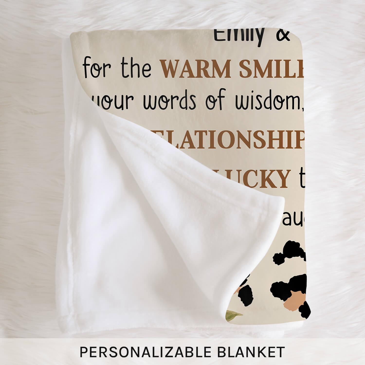 To My Mother In Law - Personalized  gift For Mother In Law From Daughter In Law - Custom Blanket - MyMindfulGifts